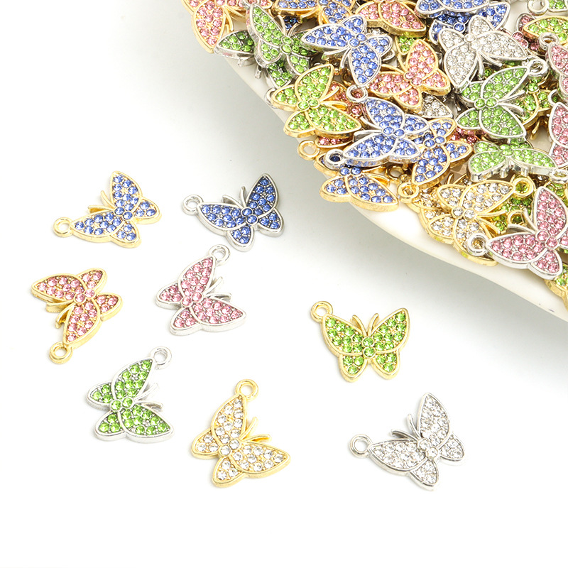 Butterfly Pendant Necklace - Breloques pendantes en forme de papillon,
