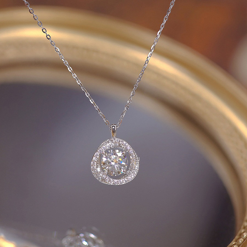 Bijoux en argent Sterling 925, - Crystal Choker Necklace avis et prix