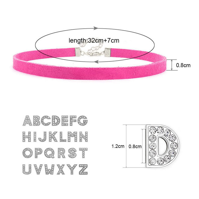 Sexy chaud strass lettres j'ai - Crystal Choker Necklace avis et prix
