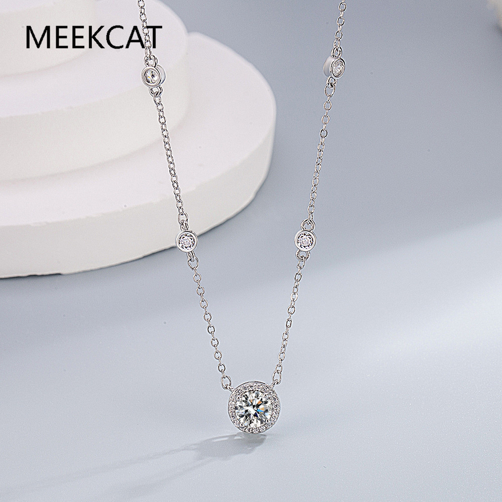 Colliers en Moissanite 1/2/3 c - Crystal Choker Necklace avis et prix