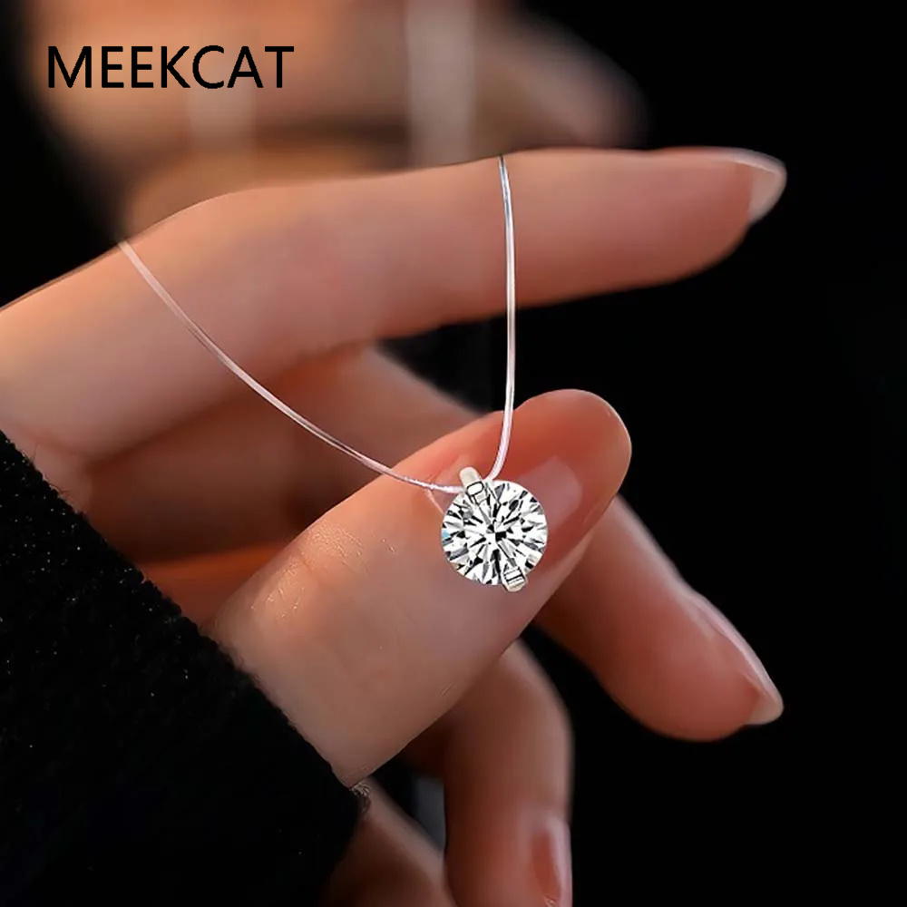 Collier pendentif en moissanit - Crystal Choker Necklace avis et prix