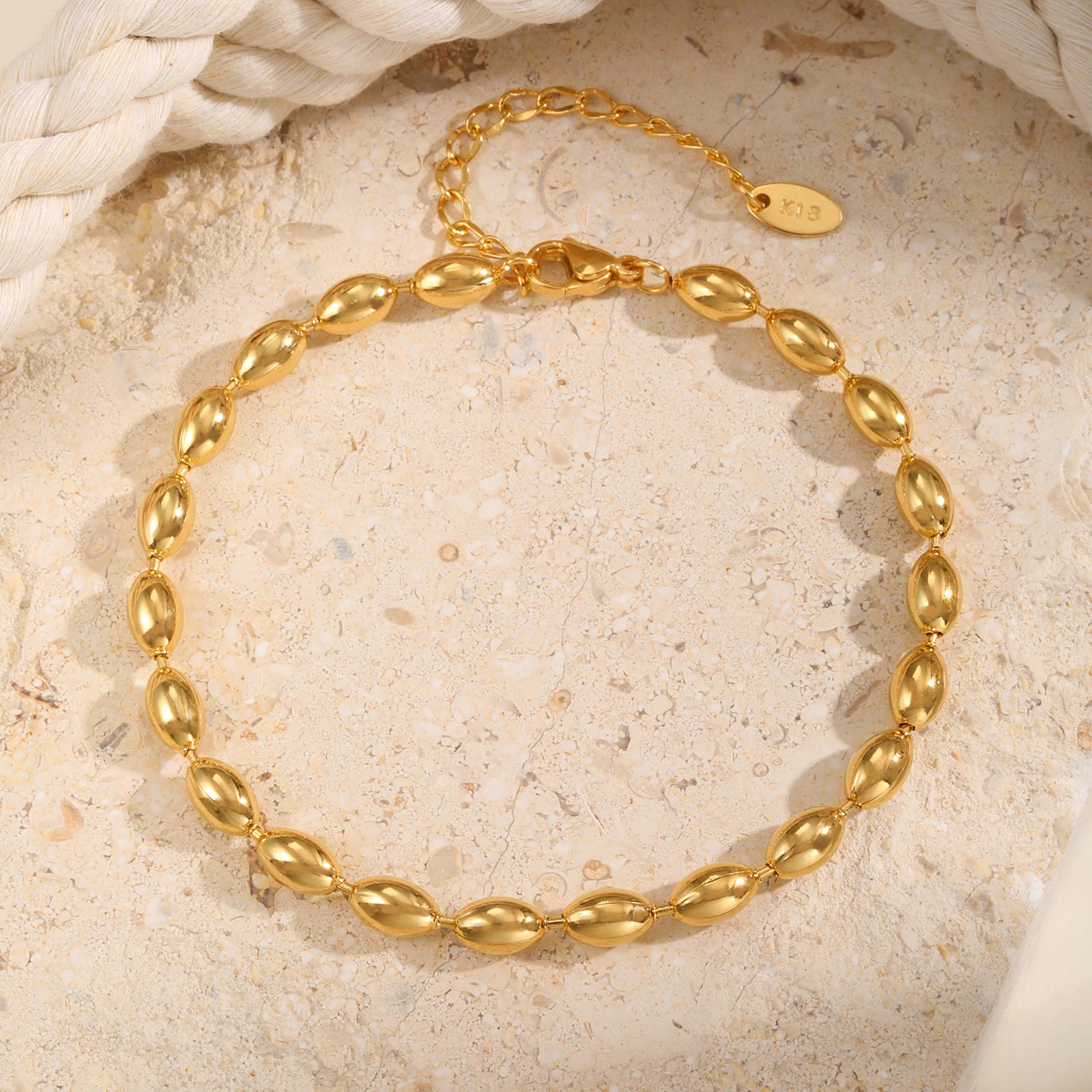 Bracelet de cheville en chaîne - Jc Jewelry & Watches Reviews avis et prix