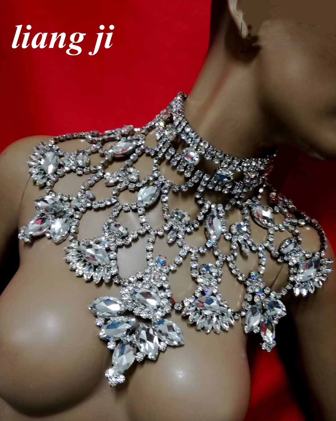 Ensemble collier et boucles d' - Crystal Choker Necklace avis et prix