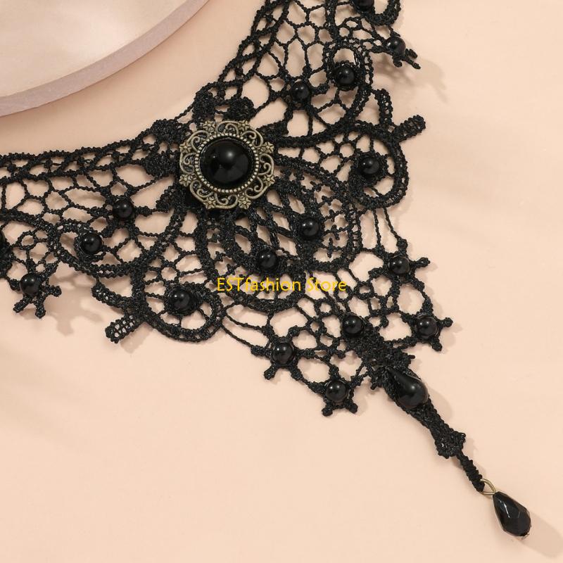 Y5GC – collier ras du cou goth - Crystal Choker Necklace avis et prix