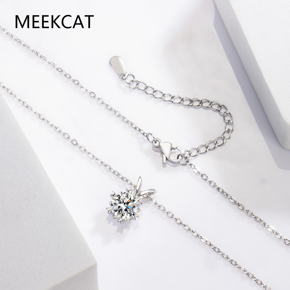 Collier Halo en Moissanite pou - Crystal Choker Necklace avis et prix