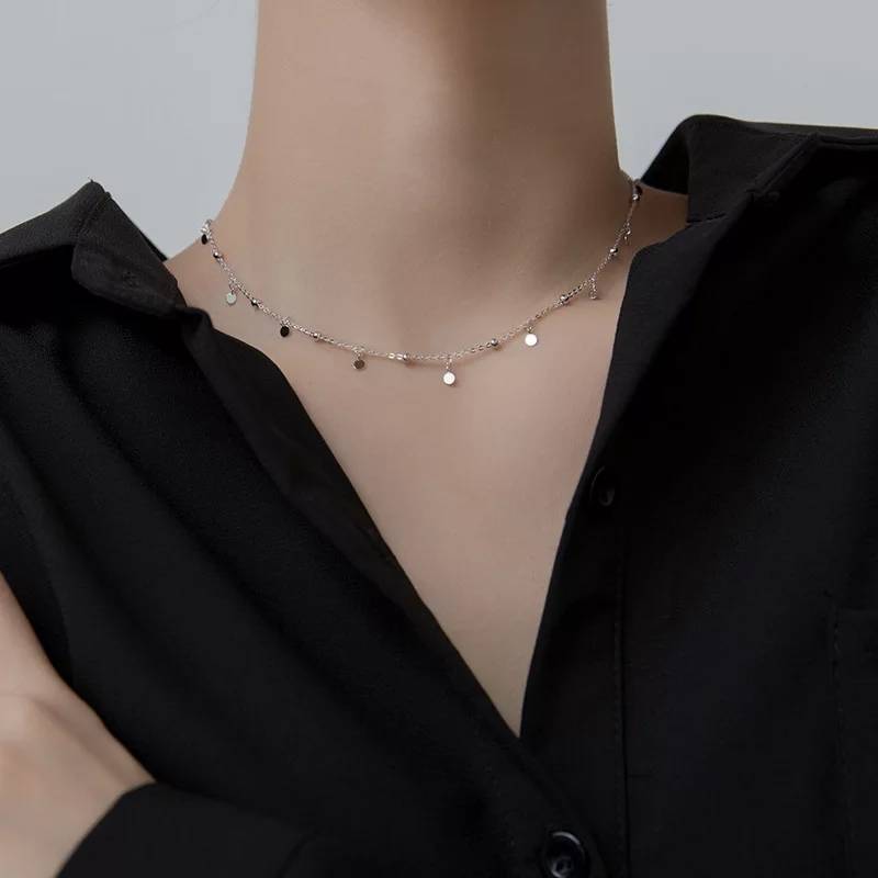 Bijoux délicats en argent Ster - Crystal Choker Necklace avis et prix