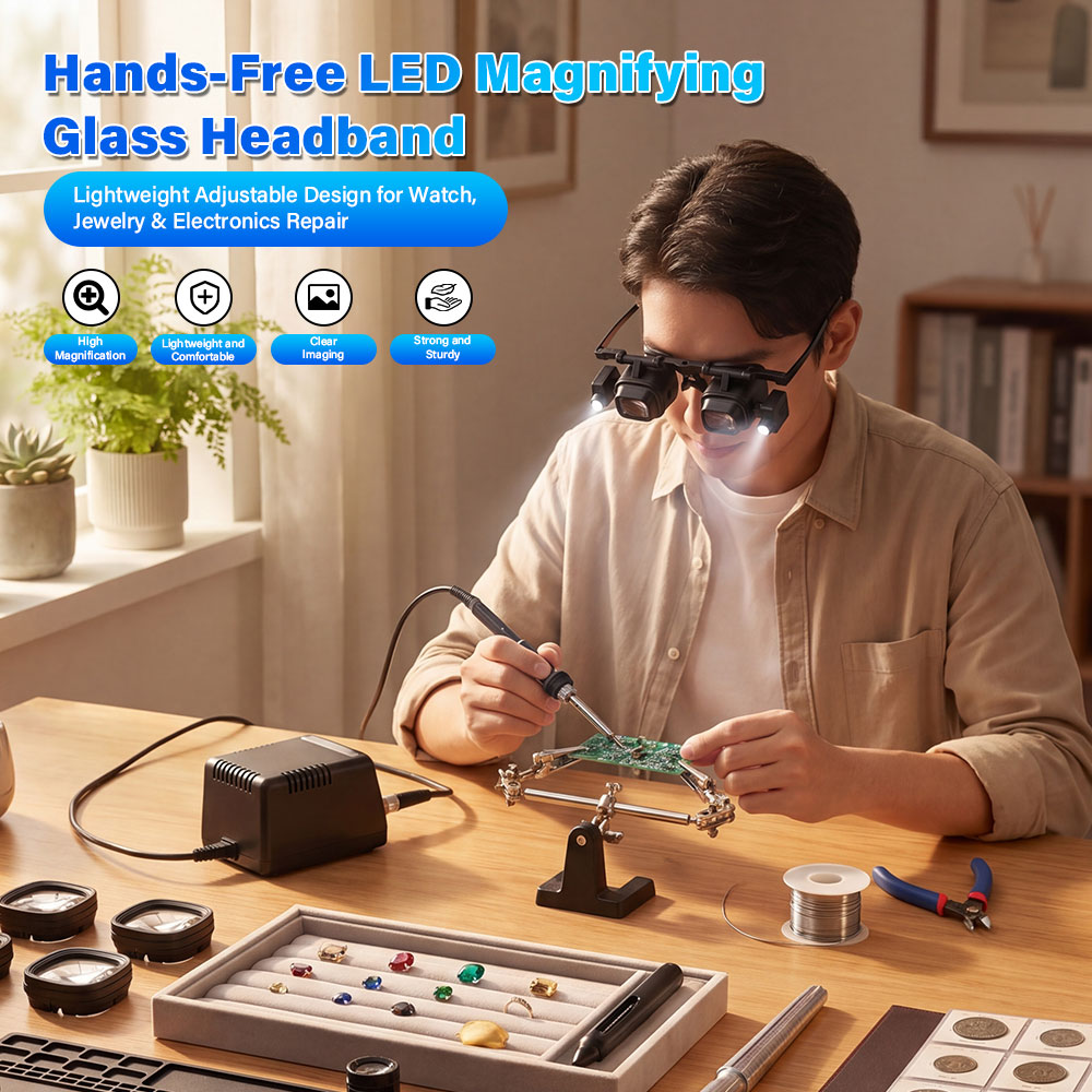 Loupe à bandeau portable 2X-24 - Jewelry Eyewear Watches & Accessories avis et prix
