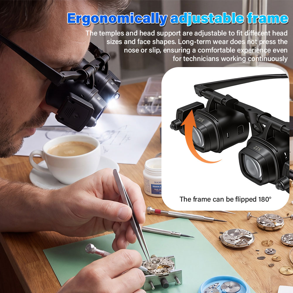 Loupe à bandeau portable 2X-24 - Jewelry Eyewear Watches & Accessories avis et prix