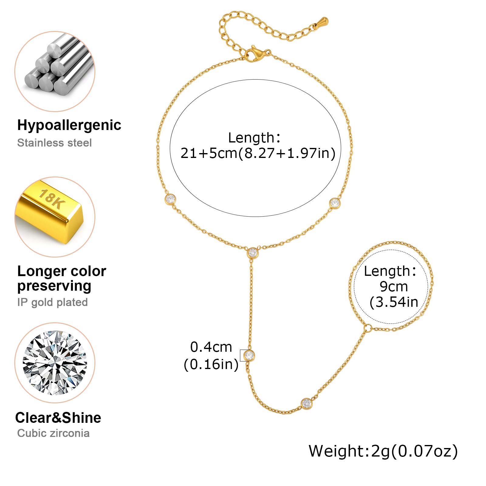 Chevillère en acier inoxydable - Jc Jewelry & Watches Reviews avis et prix