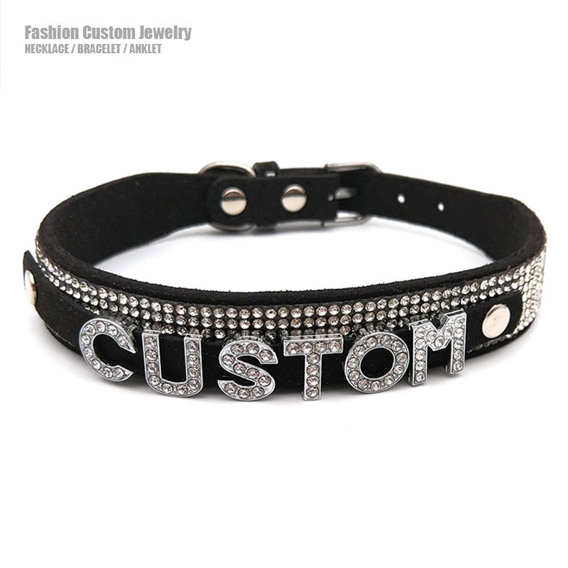 Collier ras du cou personnalis - Crystal Choker Necklace avis et prix