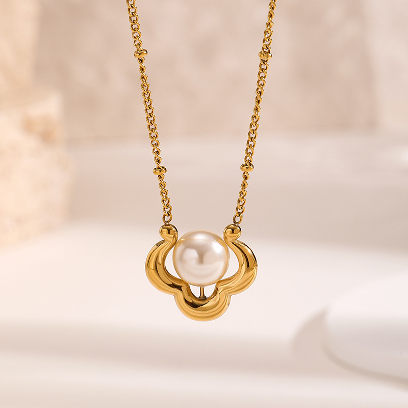 Collier pendentif en perles nu - Crystal Choker Necklace avis et prix
